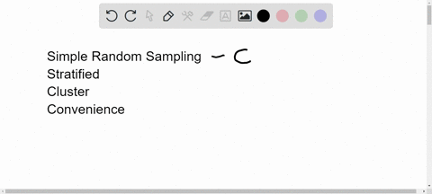 match-the-sampling-method-with-its-example-simple-random-sampling-stratified-random-sampling-cluster-random-sampling-convenience-sampling-researcher-wants-study-high-school-students-the-rese-26802