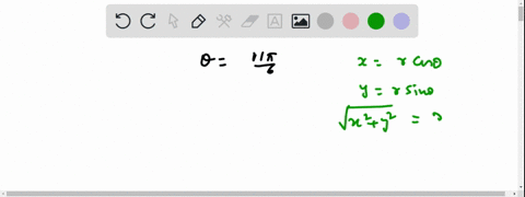 convert-the-polar-equation-to-rectangular-form-theta11-pi-6-31232