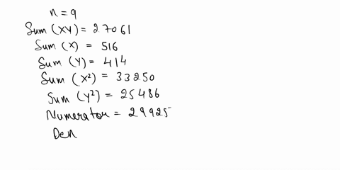 a-random-sample-of-9-statistics-students-produced-the-following-data-mid-term-score-x-final-score-y-72-26-91-27-56-46-64-98-65-36-98-60-59-84-14-66-85-43-where-x-measures-the-mid-term-score-25237