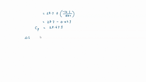 calculate-the-molar-entropy-of-an-ideal-gas-at-a-temperature-of-600-k-and-a-pressure-of-100-bar-knowing-that-its-entropy-at-a-pressure-of-1-bar-at-t-29815-k-is-2103-j-k-mol-while-the-molar-h-62762