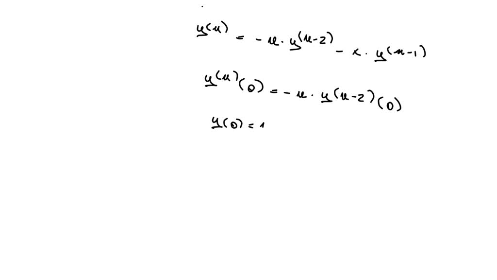 SOLVED: Approximate the value of y(2) using power series solution. y ...