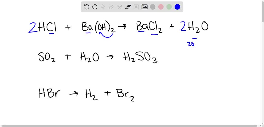 SOLVED: Question 15 When the following molecular equation is balanced ...