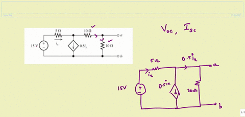 q9-in-fig-8-total-marks-10-find-the-thevenin-and-norton-equivalent-circuits-for-the-circuit-shown-in-below-figure-take-care-that-you-orient-the-polarity-of-the-voltage-source-and-the-directi-54877