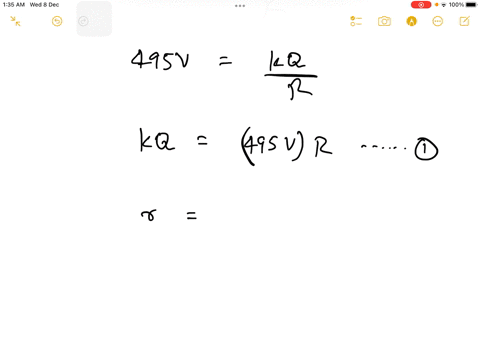 the-electric-potential-at-the-surface-of-a-uniformly-charged-sphere-is-495-v-at-a-point-outside-the-sphere-at-a-radial-distance-of-230-cm-from-its-surface-the-electric-potential-is-165-v-the-potential