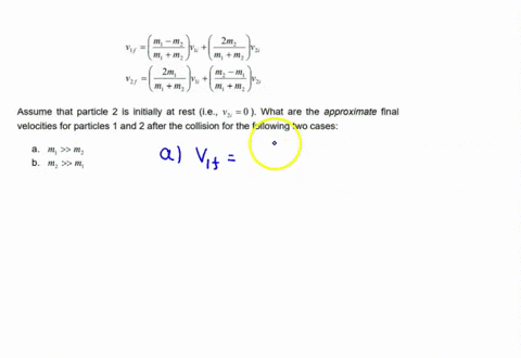 consider-an-elastic-collision-between-two-particles-in-one-dimension-masses-m-and-mz_-it-was-shown-in-lectures-that-the-final-velocities-of-particles-and-2-v-and-vzy-can-be-written-in-terms-93732