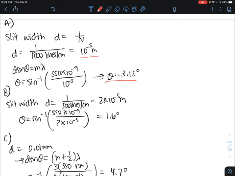 rank-these-scenarios-on-the-basis-of-the-angle-of-the-first-interference-maximum_-rank-from-largest-to-smallest-to-rank-items-as-equivalent-overlap-them-view-available-hintfs-diiraction-grat-36933