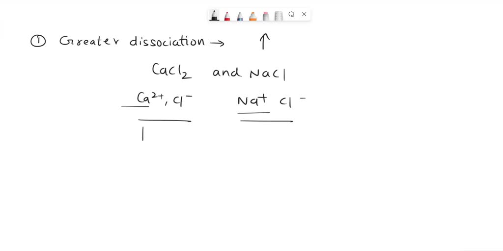 Calcium chloride (CaCl2) has a higher conductivity than sodium chloride (NaCl). Why? Give two