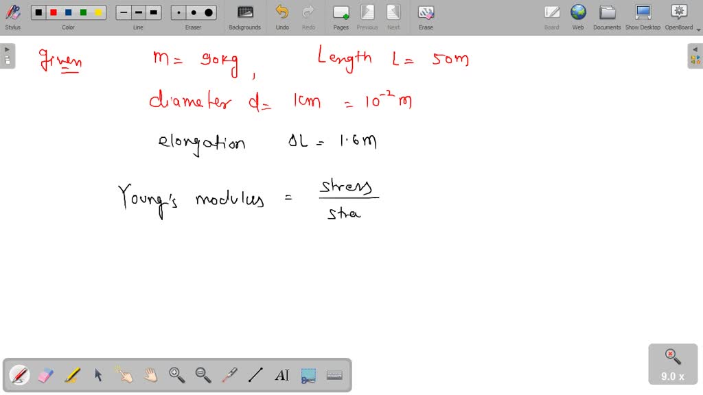 SOLVED Problem 5 For safety in climbing, a mountaineer uses a nylon