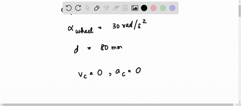 a-wheel-rolls-without-slipping-on-a-fixed-cylinder-knowing-that-at-the-instant-shown-the-angular-vel-53528