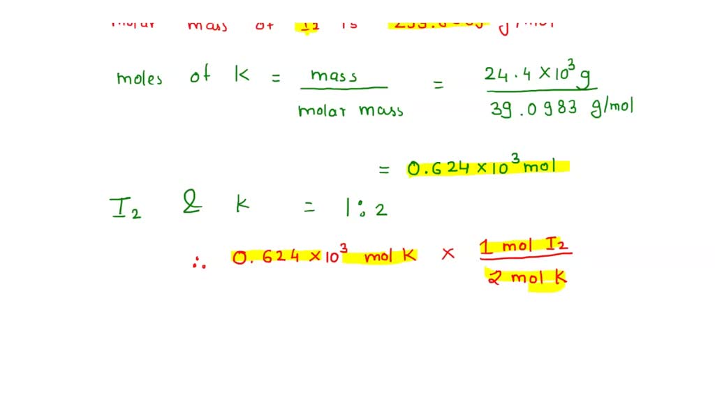 solved-a-sample-of-potassium-iodide-are-decomposed-into-the