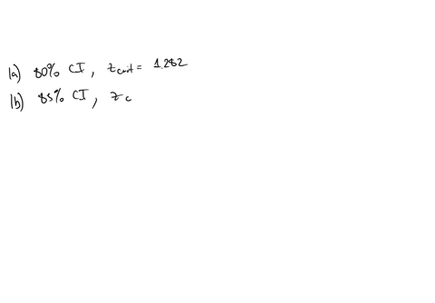 1-use-ti-calculator-to-find-the-critical-values-round-your-answers-to-3-decimal-points-1a-find-the-critical-value-for-80-confidence-interval-1b-find-the-critical-value-for-85-confidence-interval-1c-fi