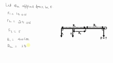r-how-much-force-f-should-be-applied-point-d-in-the-diagram-to-the-left-to-produce-rotational-equilibrium-in-the-diagram-to-the-left-where-f-140n-fz-240n-ri-400-cm-rz-180-cm-and-ry-340-cm-f-18455