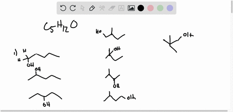 which-of-the-isomeric-alcohols-having-the-molecular-formula-c5h12o-are-chiral-which-are-achiral-22083