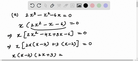 factorize-using-the-factor-theorem-then-solve-each-equation-a-2x3-x2-6x-0-b-x3-2x2-5x-6-0-91381