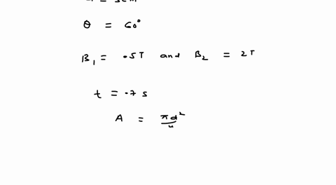 a-100-turn-30-cm-diameter-coil-is-at-rest-with-its-axis-vertical-a-uniform-magnetic-field-60-degrees-away-from-vertical-increases-from-050-t-to-150-t-in-060-s-what-is-the-induced-emf-in-the-71656
