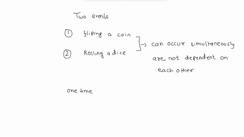 consider-the-following-two-events-that-involve-flipping-single-coin-and-rolling-one-six-sided-die-complete-parts-a-and-b-below-a-coin-comes-up-heads-b-rolling-five-with-the-die-a-are-these-t-75517