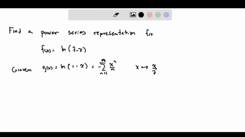 find-a-power-series-representation-for-the-function_-fx-in7-x-fx-in7-n-1-xnl-n17n1-determine-the-radius-of-convergence-r-r-17-x-56265