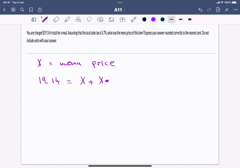 you-are-charged-1914-in-total-for-a-meal-assuming-that-the-local-sales-tax-is-57-what-was-the-menu-price-of-this-item-express-your-answer-rounded-correctly-to-the-nearest-cent-do-not-include-24954
