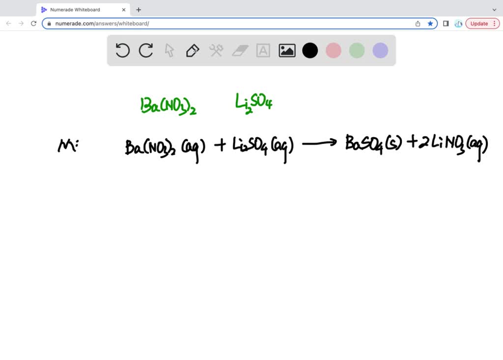 SOLVED 1. Write the balanced molecular, complete ionic, and net ionic equations for the