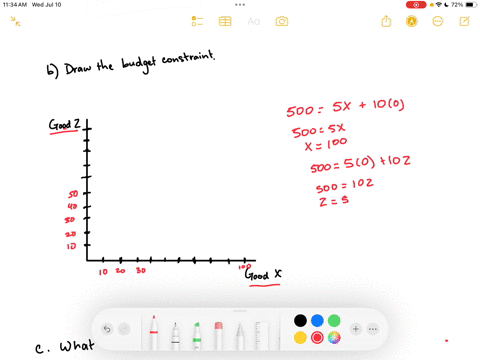 2-suppose-a-consumer-has-an-income-of-500-and-faces-prices-px-5-and-pz-10-a-write-the-equation-for-the-budget-constraint-in-implicit-form-b-draw-the-budget-constraint-placing-good-x-on-the-h-22014