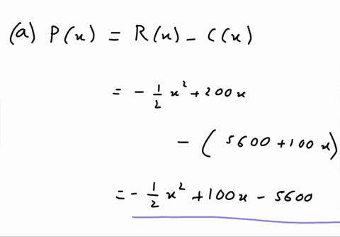 the-total-cost-cx-and-total-revenue-rx-functions-for-producing-x-items-are-shown-below-where-0-x-200-cx-5600-10ox-and-rx-20x-a-find-the-total-profit-function-px-b-find-the-number-of-items-x-83564