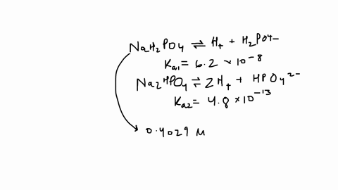 a-1-liter-solution-is-made-by-adding-04029-moles-nah2po4-and-01383-moles-na2hpo4-what-will-be-the-final-ph-of-this-solution-after-addition-of-70576-ml-of-63690-molar-hcl-the-pka-of-sodium-dihydrogen-p