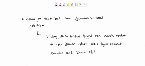which-of-the-following-situations-best-shows-darwinas-theory-of-natural-selection-as-a-mechanism-for-evolution-a-the-long-neck-of-a-giraffe-is-the-result-of-its-ancestor-continually-reaching-05842
