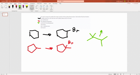 for-each-compound-predict-the-major-product-of-free-radical-bromination-remember-that-bromination-3-42027