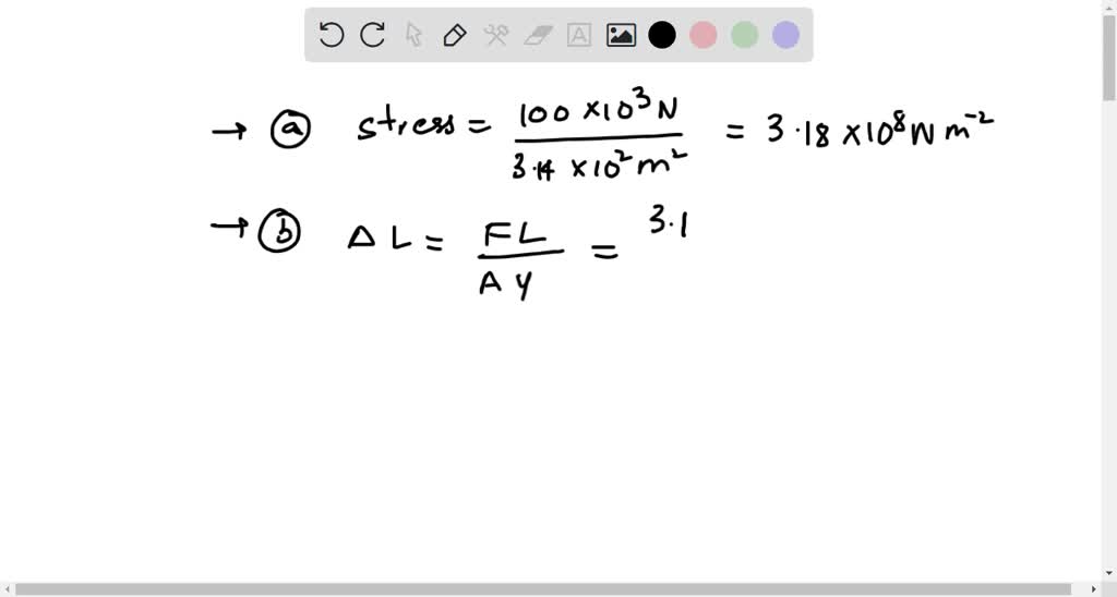 SOLVED: A structural steel rod has a radius of 10 mm and a length of 1. ...