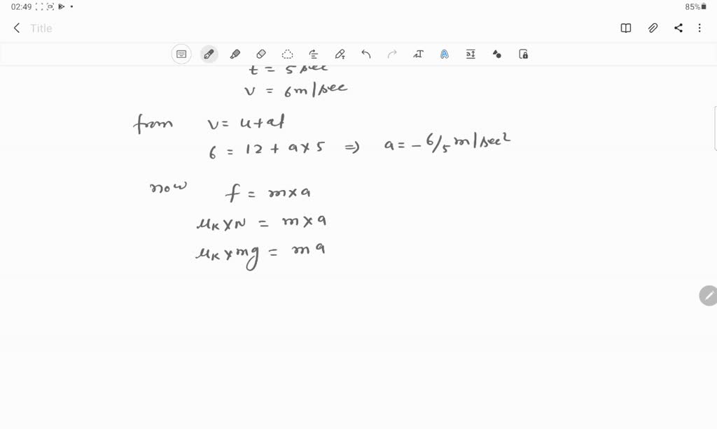 SOLVED A hockey puck is hit on a frozen lake and starts moving with a