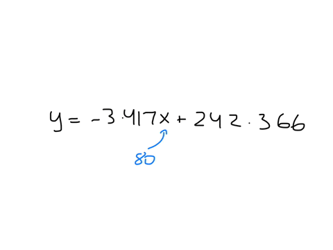 you-run-a-regression-analysis-on-a-bivariate-set-of-data-n-89-with-x-486-and-y-763-you-obtain-the-regression-equation-y-3417-x-242366-with-a-correlation-coefficient-of-r-0158-you-want-to-predict-what-