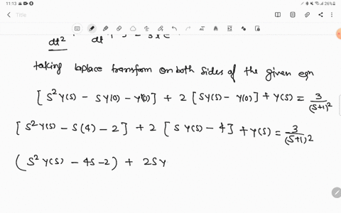 using-laplace-transform-to-solve-the-following-equations-y2yy3te-t-y04-y02-75734
