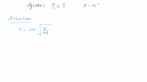 two-identical-bar-magnets-are-placed-on-above-the-other-such-that-they-are-mutually-perpendicular-and-bisect-each-other-the-time-period-of-this-combination-in-a-horizontal-magnetic-field-is-t-the-ti-2