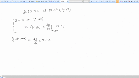 find-the-equation-of-the-tangent-line-to-the-curve-y-8-sin-x-at-the-point-4-write-the-equation-of-the-tangent-line-in-the-form-mx-b_-16745
