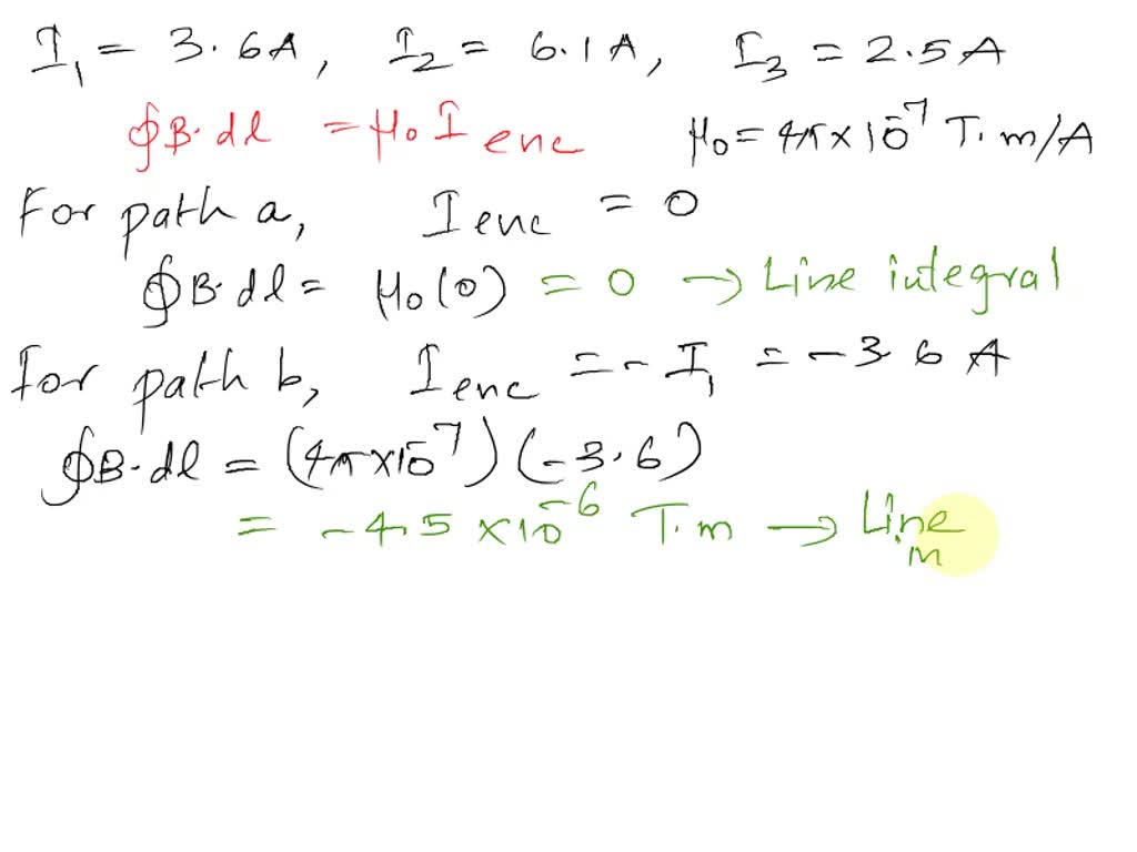 SOLVED: The Figure Shows, In Cross Section, Several Conductors That ...