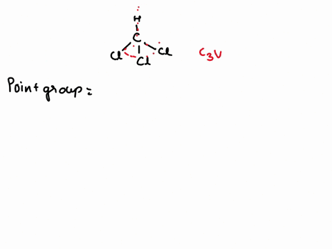 Ci Point Group Example Identify all the elements of symmetry in the chloroform...