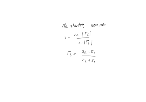 example-88-a-lossless-transmission-line-of-length-0434-and-characteristic-impedance-100-is-terminated-in-an-impedance-260-j180-find-a-the-voltage-reflection-coefficient-b-the-standing-wave-r-51993