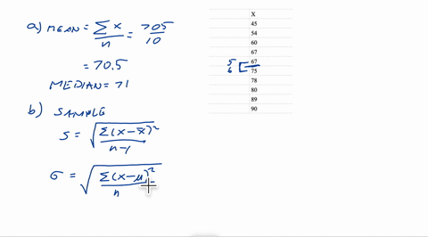 a-dataset-contains-the-scores-of-10-students-in-a-test-45-67-89-90-78-54-67-80-75-60-a-find-the-mean-and-median-of-the-scores-b-calculate-the-standard-deviation-of-the-scores-c-identify-any-potential