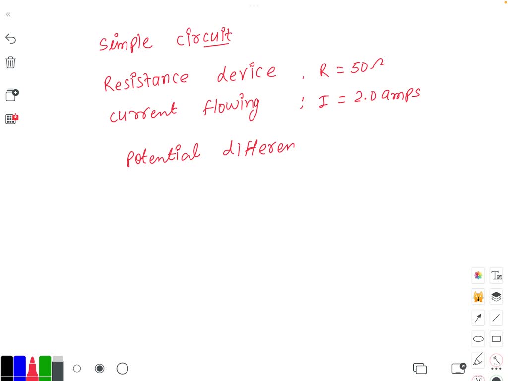 SOLVED: Suppose You Have A Simple Circuit That Includes A Resistance ...