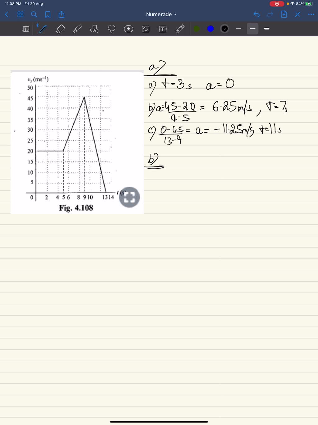 SOLVEDThe graph in Fig. E2.31 shows the velocity of a motorcycle