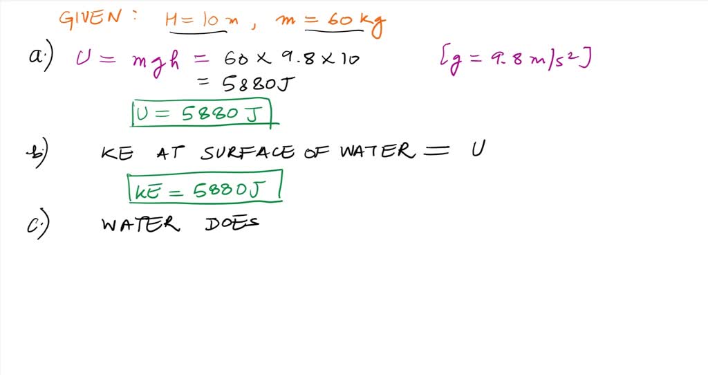 SOLVED: A diver on a diving board has a mass of 60 kg. The diving board ...