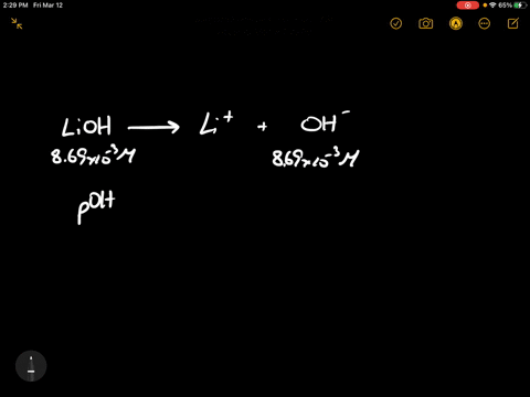 what-is-the-ph-of-a-869x10-3-m-lioh-solution