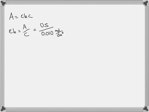31a-solution-of-x-of-concentration-0010-mol-dm-gives-an-absorbance-of-05-what-concentration-is-a-solution-of-x-which-gives-an-absorbance-reading-of-025-assume-that-the-same-optical-cell-is-u-27192