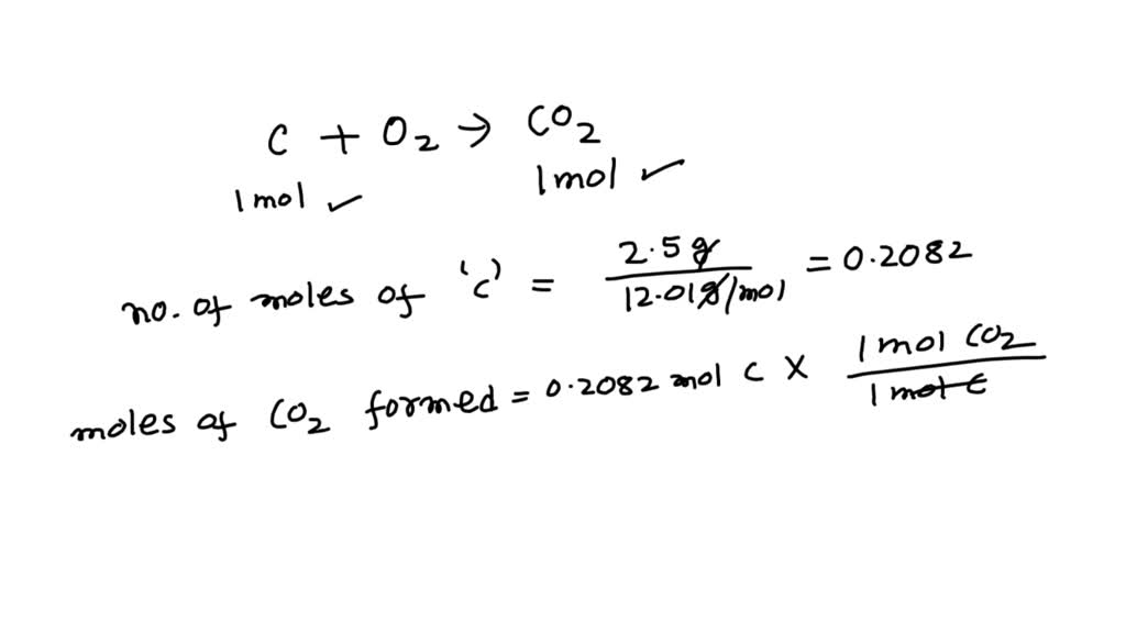 SOLVED: calculate the number of molecules of carbon (iv) oxides ...