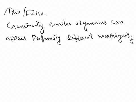 genetically-similar-organisms-can-appear-profoundly-different-morphologically-select-one-true-false-57614