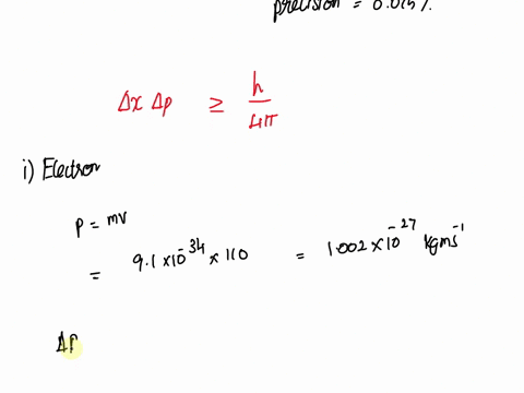 an-electron-and-a-140-g-baseball-are-each-traveling-110-ms-measured-to-a-precision-of-0075-calculate-the-uncertainty-in-position-of-the-electron-calculate-the-uncertainty-in-position-of-the-11121
