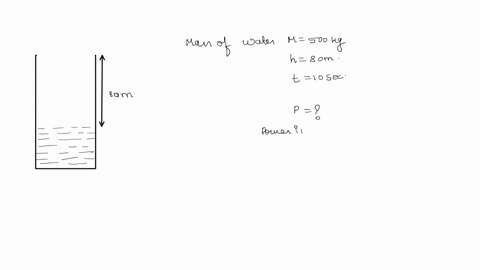 a-pump-is-used-to-lift-500kg-of-water-from-a-depth-of-80m-in-10s-work-done-of-the-pump-is-4105-j-calculate-the-power-at-which-the-pump-works-and-the-power-rating-of-the-pump-if-its-efficiency-is-40-ta