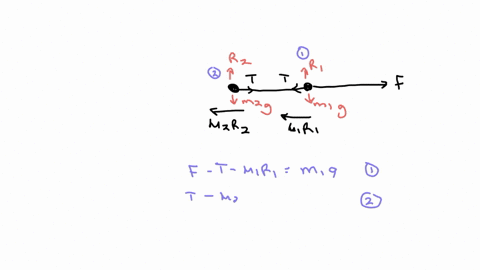 two-blocks-connected-by-a-rope-of-negligible-mass-is-being-dragged-by-a-horizontal-force-fig-p565-suppose-and-the-coefficient-of-kinetic-friction-between-each-block-and-the-surface-is-0100-a-00623