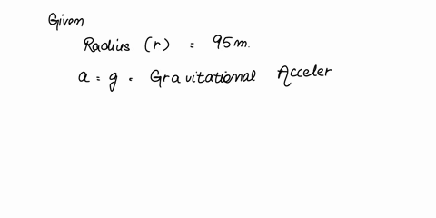 how-fast-would-car-have-round-95-m-radius-turn-for-its-acceleration-to-be-numerically-equal-to-that-of-gravity-express-your-answer-t0-two-significant-figures-and-include-the-appropriate-unit-42643