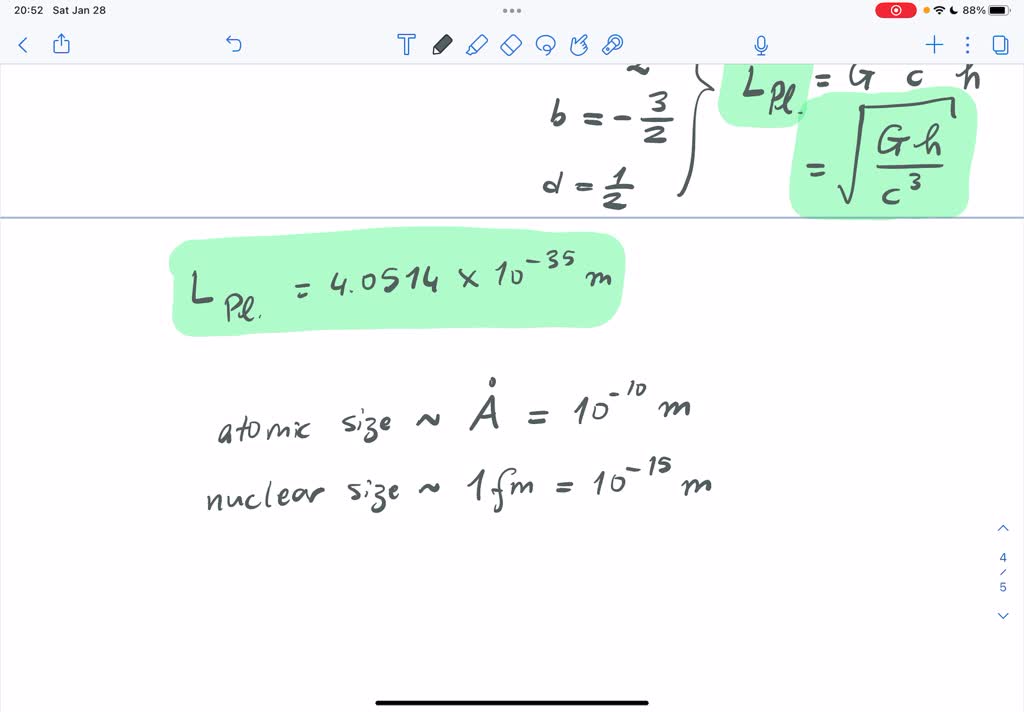 SOLVED [Dimensional Analysis] The Planck length is the distance at which classical gravity